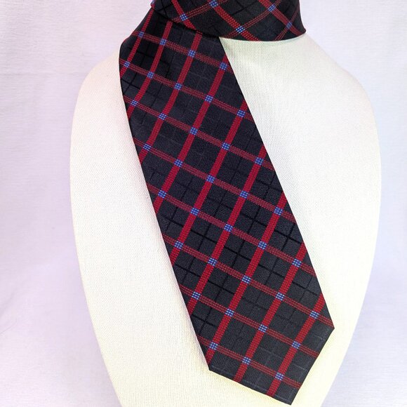 Alexander Julian Men’s Tie American Modern Hand Made 100% Silk 3 3/4x57" - Picture 1 of 5